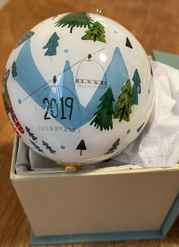 Pier One 2019 Li Bien Decorazione Natalizia Dipinta A Mano Cani Sci Boxato - Foto 12 di 15