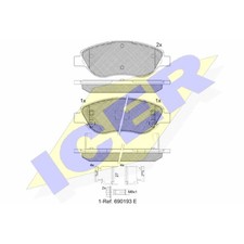 Plaquette de frein Fiat TIPO