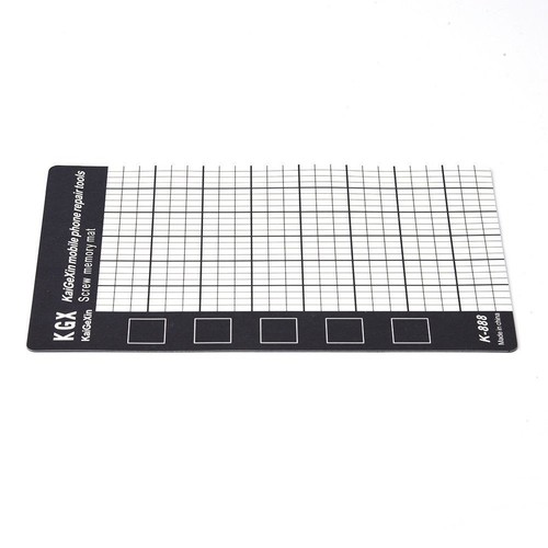 1x Magnetico Vite Memoria Tappetino Strumenti Cellulare Riparazione Progetto New - Zdjęcie 4 z 9