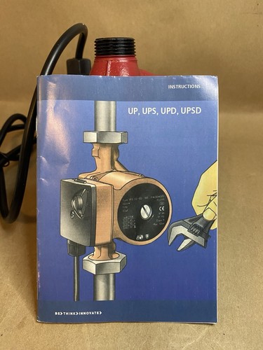 Hot Water Circulation Pump RS15/6 -130 NPT3/4" with 1/2" Adapters 3 Speed NEW HD - Picture 8 of 8
