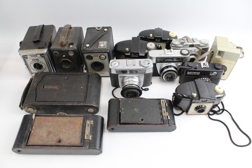 Assorted Vintage Cameras Inc Kodak & Agfa Etc Untested Job Lot
