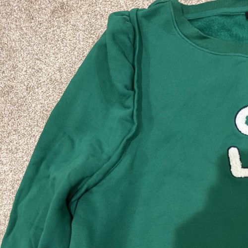 Talbots Kelly Green Soft C’est La Vie Cotton Terry Sweatshirt size XL - Picture 8 of 8