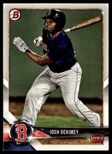 2018 Bowman Prospects Josh Ockimey Boston Red Sox #BP34