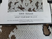 Myra Bag Galavero Tiny Texan Baby Blanket Wild West Pattern Cotton New With Tags 5