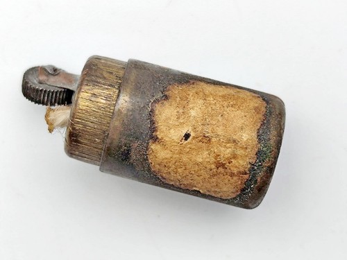 Petrol Lighter Bottle Shaped Vintage Metal Smoking Device Collectible USSR - Picture 4 of 12