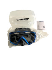 Lunettes de plongée Cressi Liberty Triside SPE noir saphir bleu équipement de plongée neuf dans sa boîte