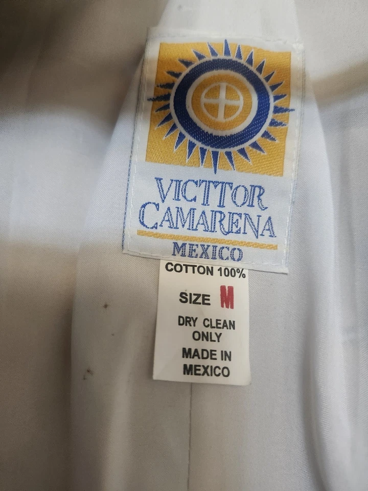 Chaqueta de Colección Victor Camarena Denim Art Wear Bordada Suroeste de México M Foto 2 de 4