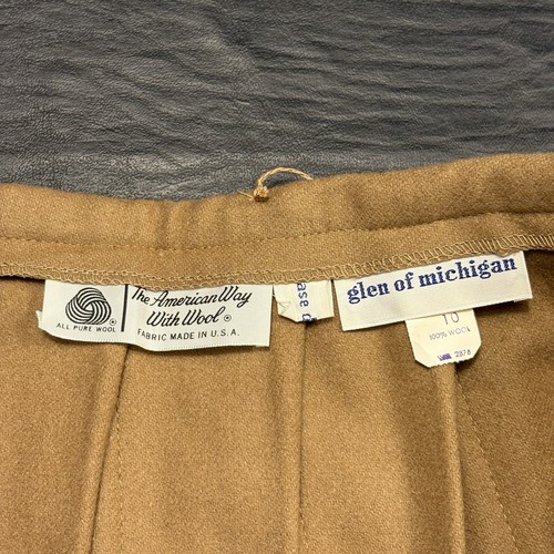 VTG Glen of Michigan All Pure Wool Skirt Size 10 - Broken Zipper - SOLD AS IS - Picture 5 of 14