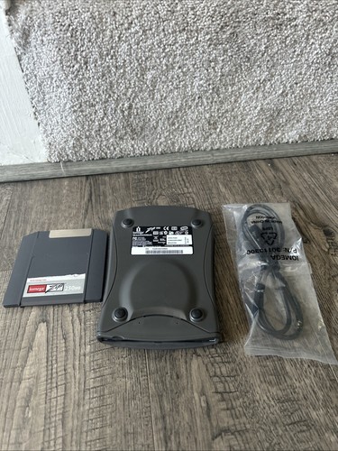 Iomega Zip 250 USB Powered External Drive Z250USBPCMBP w/ USB Cable + 250MB DISK - Afbeelding 7 van 7