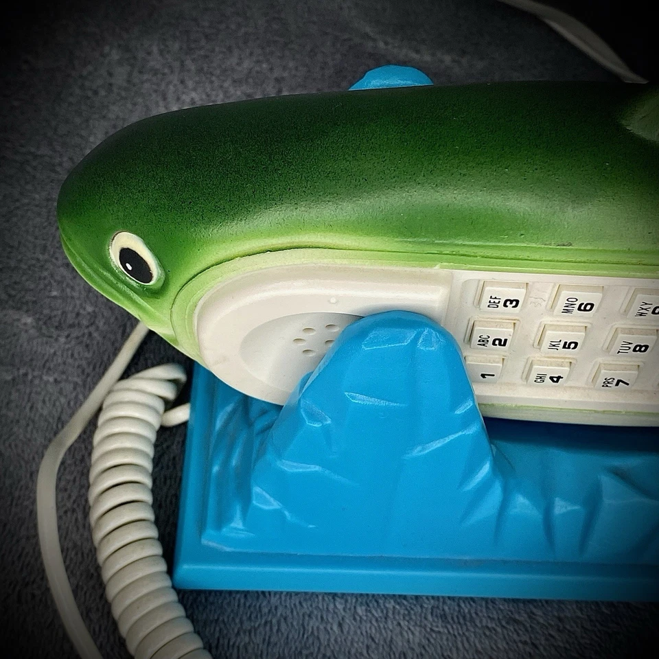 Landline Phone - Rainbow Trout Fish -  Novelty - Fish And Chips Themed - Tested - Image 2 of 4