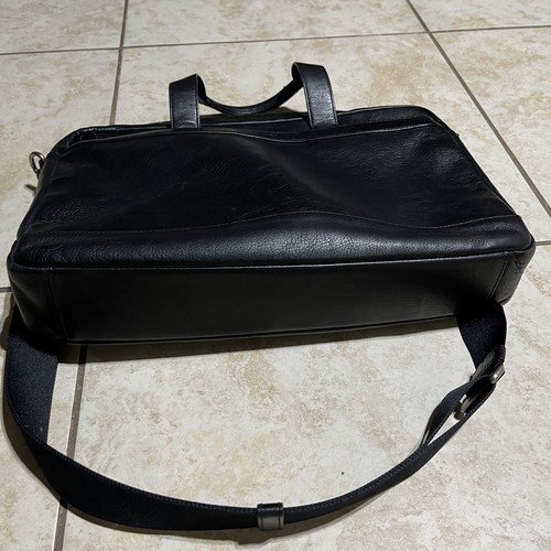 Maletín Coach Hamilton Commuter de cuero negro para computadora portátil para hombre - Imagen 10 de 11