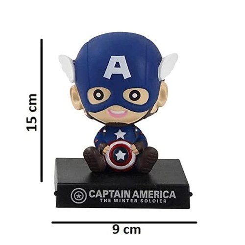 Super Hero Action Figure Limited Edition Bobblehead for Car Dashboard, Office - Picture 2 of 3