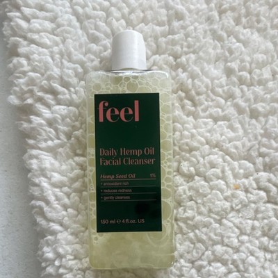 feel Hemp Seed Oil Facial Cleanser Antioxidant Rich Reduces Redness 150ml