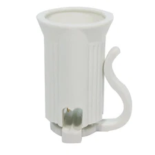 100PCS C7 E12 Bulb Sockets, C7 White Socket SPT-1 Christmas String Light lamp...