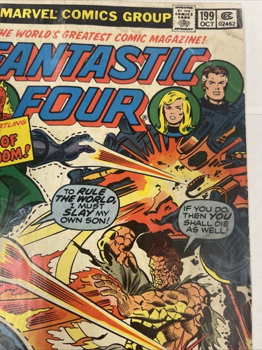 Fantastic Four #199 VG/G Doctor Doom Cover! Marvel 1978 - Picture 5 of 10