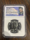 1964 NGC PF66 Proof Silver Kennedy Accent Hair Half JFK Coin 50c Signature Label