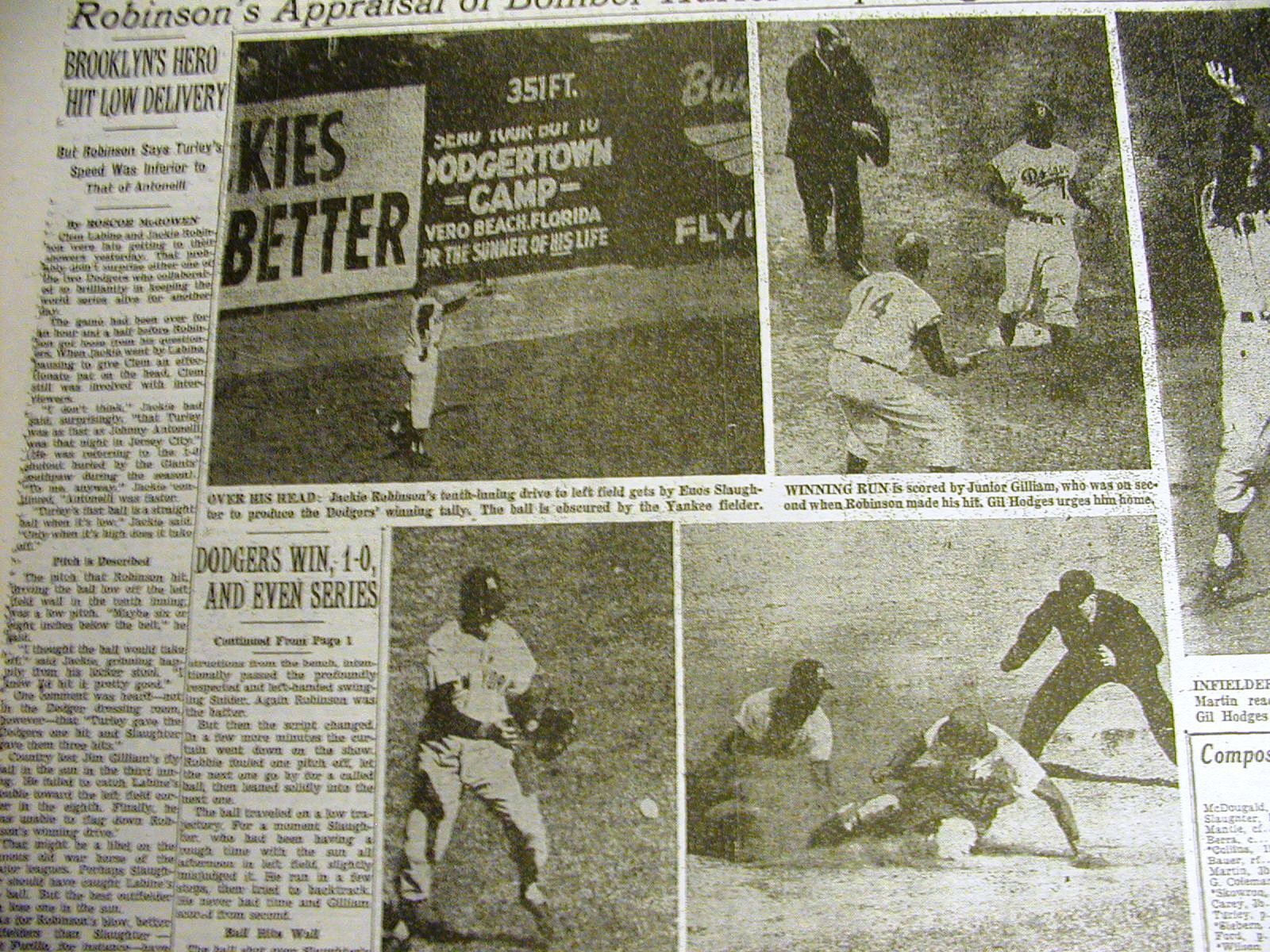 BROOKLYN DODGERS Newspaper Pages NY Times History NEW - Picture 5 of 12