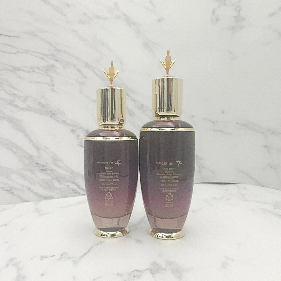 The Whoo Hwanyu Imperial Youth Emulsión 110 ml + Balanceador 125 ml Set 2 piezas K-Beauty Foto 4 de 4