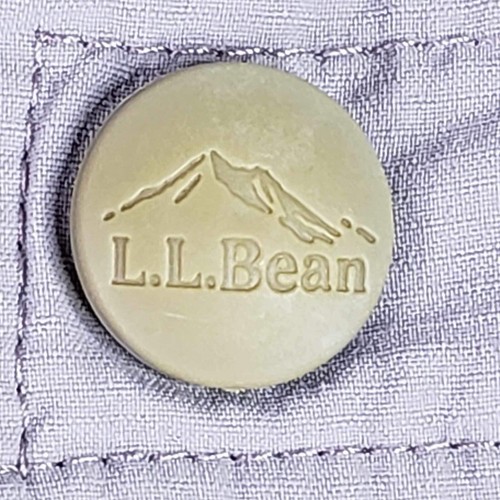 LL Bean Cargo Shorts Men's Size Medium 34 Gray Hiking Outdoor Ripstop Nylon - Picture 6 of 9