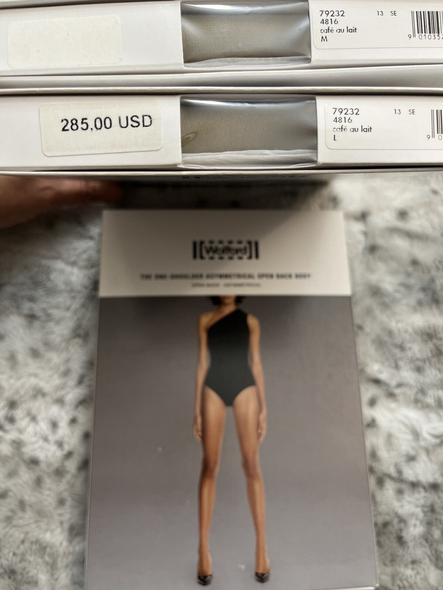 WOLFORD ONE-SHOULDER ASYMMETRICAL BODY in Cafe Au Lait MSRP