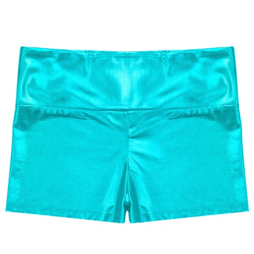 Girls Shiny Gymnastics Outfits Leotard with Dance Shorts Set Tracksuit Dancewear - Bild 50 von 75