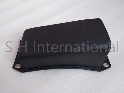 Genuine Leather Pillion P-Pad Seat Fit For Harley Custom Chopper Black Color - Picture 2 of 11