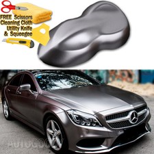 480x60 Satin Matte Chrome Dark Gray Vinyl Film Wrap Air Bubble Free 40ft X 5ft 480x60 Satin Matte Chrome Dark Gray Vinyl Film Wrap Air Bubble Free 40ft X 5ft