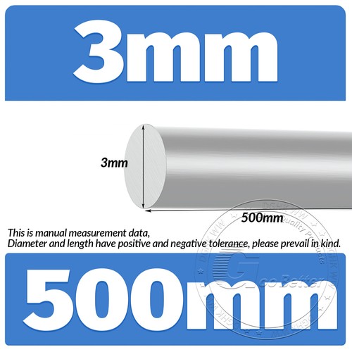 6061 Aluminium Rundstab Stab Durchmesser 1 mm 2 mm 3 mm 4 mm 5 mm 6 mm 7 mm 8 mm - 200 mm - Bild 10 von 126