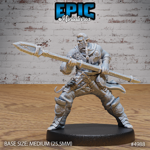 Half Orc Adventurer #4987-#4989 | Miniature epiche | Miniatura da tavolo D&D - Foto 7 di 8