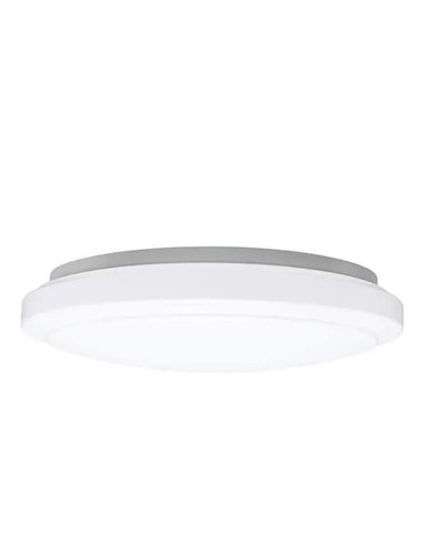 Commercial Electric 20" White Round LED Flush Mount Ceiling Light 4000K White - Picture 3 of 3