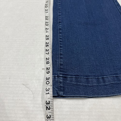 Avec Les Filles Jeans Womens 26 High Rise Sailor Wide Flare Leg Denim 90s Y2K - Picture 7 of 10