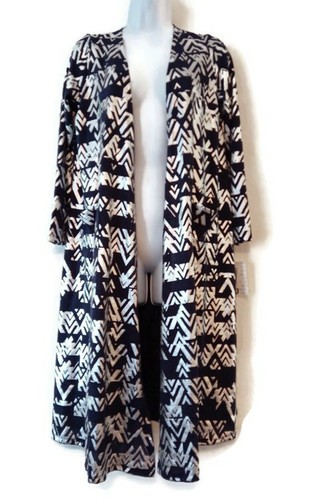 Lularoe Sarah Damen-Cardigan blau elegant offen vorne Staub Größe Small neu mit Etikett