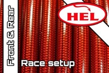TRANSLUCENT RED YZF R1 2004-2005 RACE SETUP + REAR HEL BRAIDED BRAKE LINES