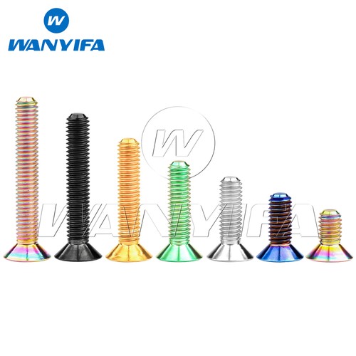 Wanyifa Titan Schraube M3x6 8 10 12 15 18 20 mm Senkkopf Torx T10 Schraube Grade 5 - Bild 4 von 12