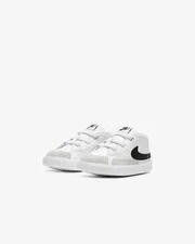 Nike Blazer Mid Crib Booties Infant Baby Newborn White Black DA5536 100 SIZE 3C
