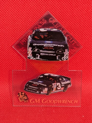 1997 Presseausweis Clear Cut Dale Earnhardt #C1 HOF