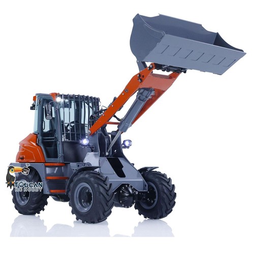 LESU 1/14 Hydraulic RC Wheeled Loader AOUE MCL8 RTR 4*4 Remote Control Car Model - Picture 10 of 22