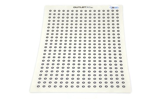 Matte reference points 3mm, 368 pcs - markers - 3D scanning - 第 1/1 張圖片