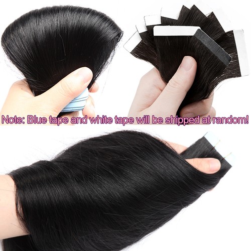 CLEARANCE Tape In Russian Remy Human Hair Extensions Skin Weft Thick 150g Blonde - Picture 2 of 58