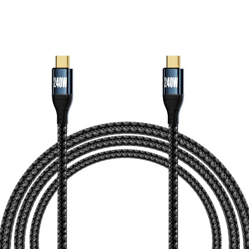 Compatible with USB2.0 100W Charging USB-C 240W Type-C Cable 480Mbps 48V 5A - Picture 8 of 10