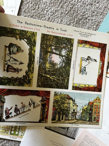 Vintage 1969 Pantomine Toy Theatre Tivoli Copenhagen Vilhelm Prior Model Theatre - Picture 9 of 9