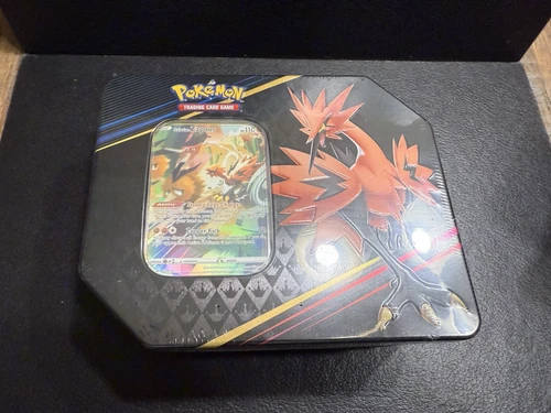 Pokémon TCG: Crown Zenith Tin (Galarian Zapdos) Factory Sealed  