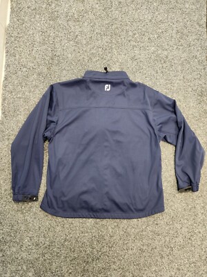 FootJoy ネイビー キルティングジャケット XL FootJoy FJ Jacket XL Adult Extra Large Navy Blue Full Zip