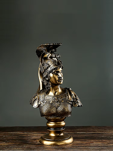Europäische Retro Göttin Athena Harz Skulptur Kreative Dekoration Figur Dekor - Bild 5 von 8