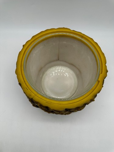 Secchio ghiaccio ananas vintage Evers con inserto in vetro MCM barra Tiki - Foto 6 di 10