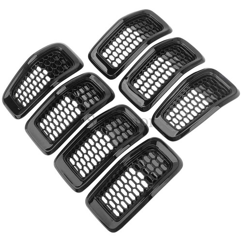 7pcs Front Bumper Upper Grille Insert 68303626AA For Jeep Cherokee 2014-2018 17 - Bild 16 von 21