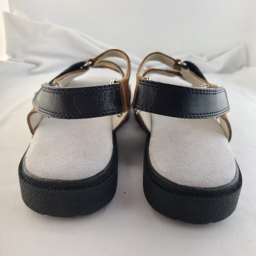 Sand Baggers Women's Leather Lucy Golf Sandals Brown/ Black Size 11-11.5 - Picture 6 of 12