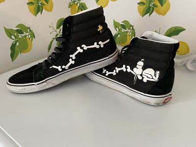 VANS Sk8-Hi Reissue x Peanuts Snoopy Bones 2017 Men's Sz