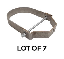 Lot of 7 B-Line B3100-5 Adjustable Clevis Pipe Hanger 5″ Steel
