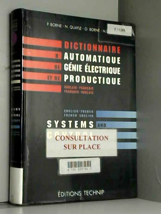 Dictionnaire d'automatique, de génie électrique et de productique Goedkoop stevig